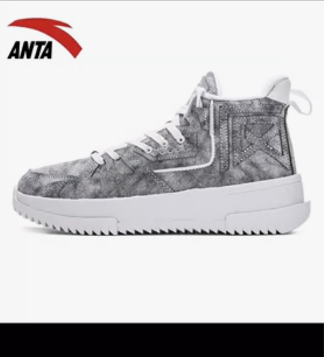 安踏棉鞋42码男鞋2023冬季高帮保暖加绒...