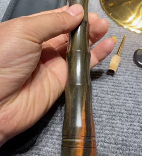 精品百年老红木唢呐，降B。高油高密，一物一...