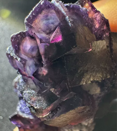 内蒙古萤石 非常特别的一颗，两三种不同形态...