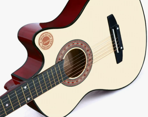 卡斯摩38寸吉他民谣吉他木吉他初学者入门练...