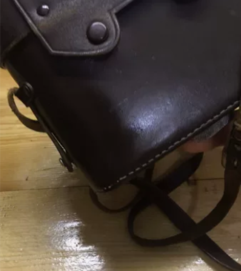 玛米亚6折叠皮腔机原装皮盒，成色不错不破不...