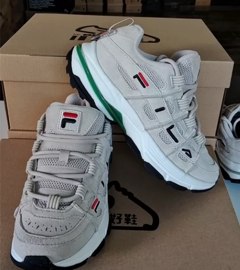 36码斐乐猪巴皮（真皮）拼接超临界高弹软底...