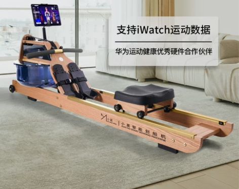 小莫智能燃脂水阻划船机家用健身器材划船器有...
