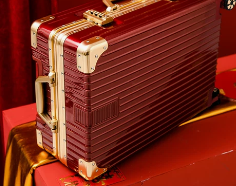 【狂欢价】结婚行李箱陪嫁箱红色箱子拉杆箱女...