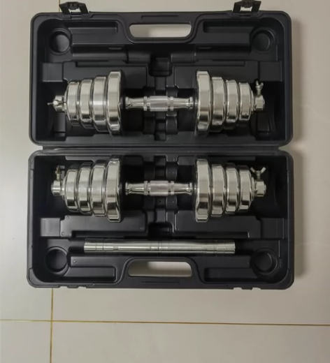 纯钢可调节哑铃30kg 自用纯钢可调节哑铃...