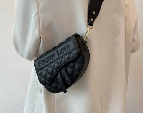 高级感包包女包2022新款潮秋冬百搭宽带斜...