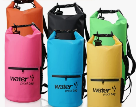 500D加厚防水包桶双肩背包户外沙滩旅行溯...