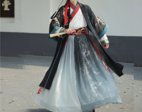 原创汉服男中国风古装晋制齐腰襦裙魏晋风20...