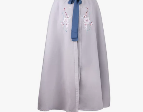 如梦霓裳汉服女绣花斗篷醉花眠保暖披风外套兔...