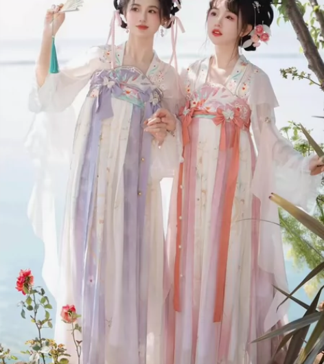 茗月萱正版汉服，一次没穿过。全新，可小刀 ...