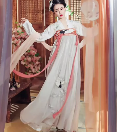 出 都城南庄鹤桑陌齐胸汉服 上衫下裙L码穿...