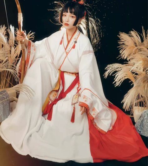 宿问白露晋制原创汉服女齐腰襦裙中国风非古装...