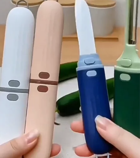 【8.9元包邮】水果刀削皮刀刮皮器家用折叠...