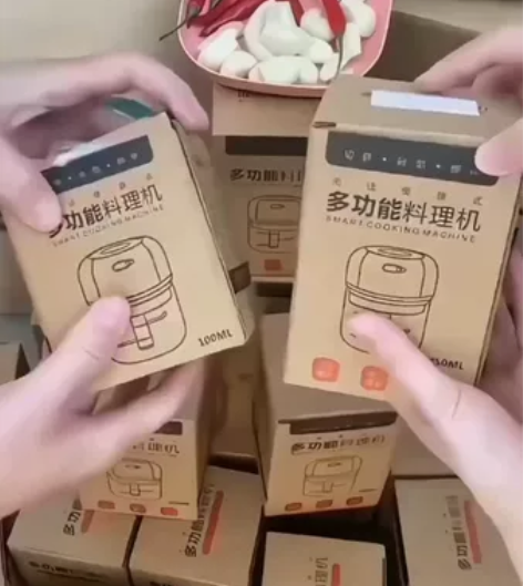 超市处理全新料理机电动绞肉机打蒜器多功能厨...