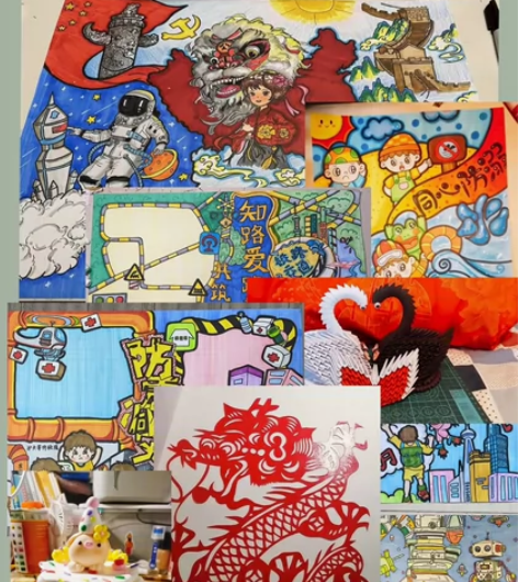 代画各种手抄报.手工制作.科幻画.电子版等...