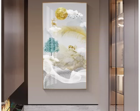 精致精选入户玄关装饰画寓意画现代简约走廊尽...