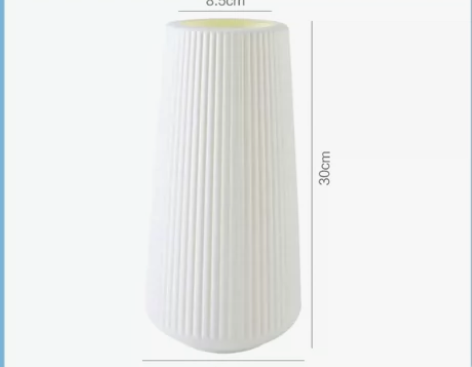 （全新包邮）北欧塑料花瓶家居插花花器客厅现...