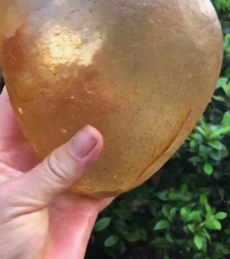 1930克天然白水晶骨干原石  黄金皮水冲...