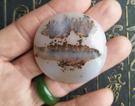 海洋玉髓天然花收藏小奇石一图一物包邮，大约...