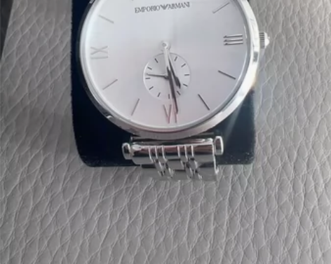 阿玛尼官方旗舰店手表男款 简约时尚石英表腕...