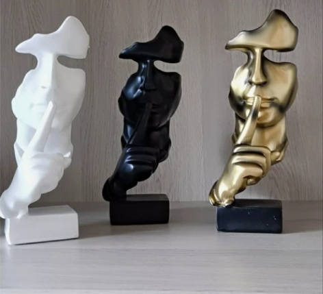 一件包邮亏本出工艺品材料简约现代创意沉默是...