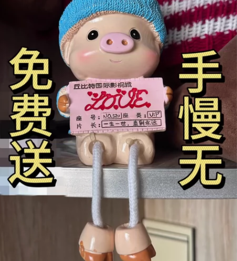 付邮免费送小猪摆件，搬家了不想拿了，送给有...