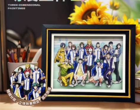 网球王子手办周边3D动漫立体二次元模型拼装...