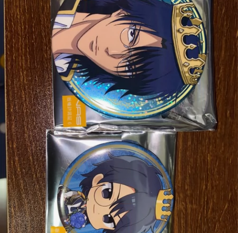 网球王子 忍足侑士 徽章吧唧 大吧唧 打包...