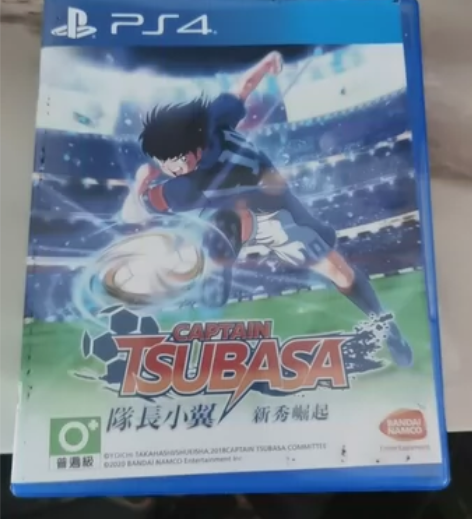 s4足球小将港版中文 封面完好 盘无划痕 ...