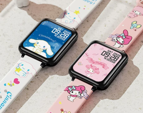 三丽鸥联名智能手表女学生儿童防水运动电子手...