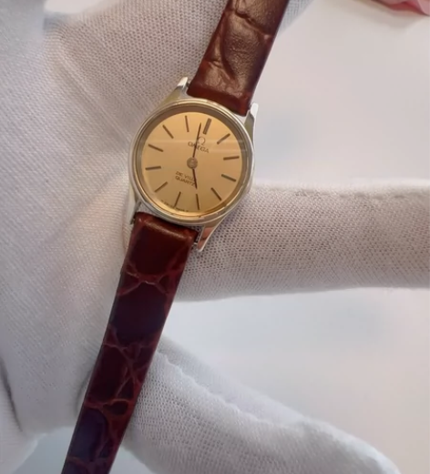 瑞士大牌中古OMEGA欧米茄碟飞系列包金女...