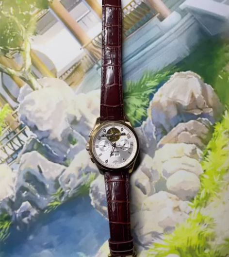 官方正品瑞士男士手表机械表商务多功能真皮带...