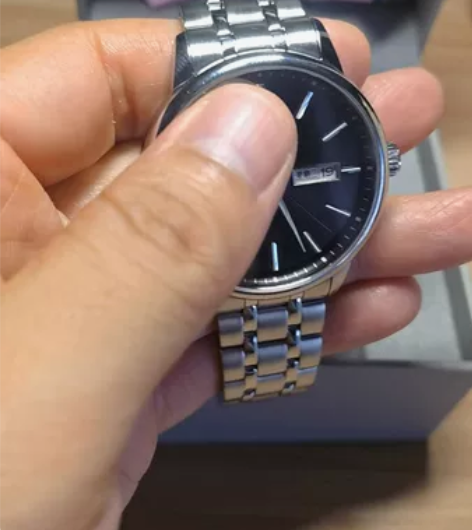 罗西尼 男表 黑盘 石英 型号50067W...