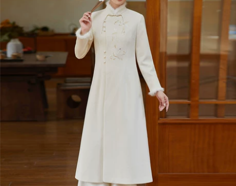 新中式女装秋季2023新款禅意改良旗袍汉服...