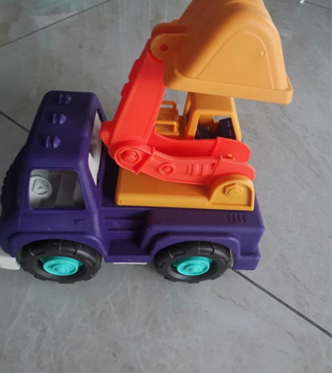 儿童挖沙玩具车挖掘机工程车 全身厚塑料无金...