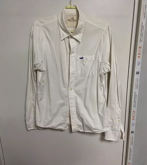 美国小海鸥男士衬衣，领子稍微有些轻微发黄，...