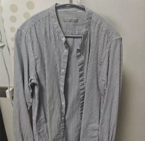 男士加棉衬衣 暗红色 九成新加棉无瑕疵 ...