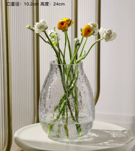 【狂欢价】ins风玻璃花瓶轻奢高级感客厅卧...