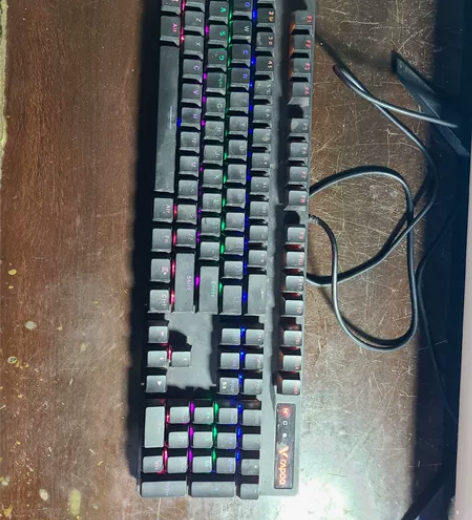 雷柏V500PRO机械键盘黑青茶红轴游戏电...