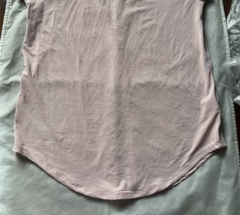 LuLu同款S码运动上衣短袖吸汗训练跑步健...