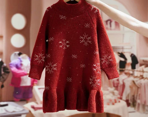 【跨年狂欢】拉夏贝尔童装女童秋冬连衣裙20...