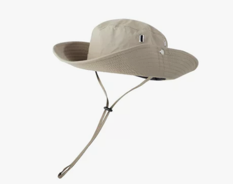 日系速干抽绳渔夫帽子太阳遮阳防晒户外登山钓...