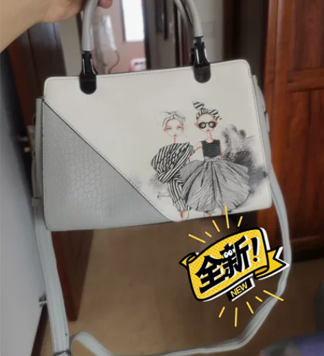 好朋友送的稻草人真皮包，绝对全新正品，只不...