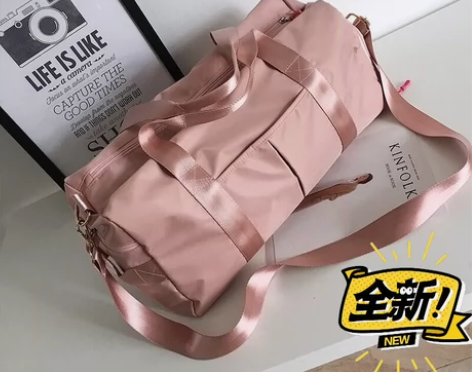 运动包女健身包干湿分离游泳训练包行李包手提...