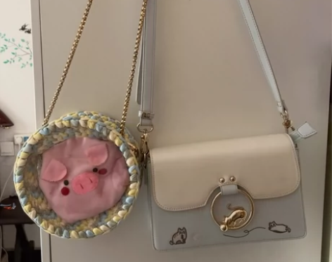 闲置包包欧时纳手工包 如图：图二欧时纳，算...