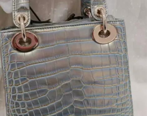 手工定制进口原厂鳄鱼皮女包喜马拉雅戴妃包真...