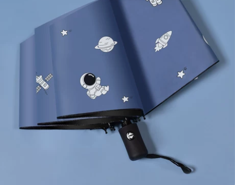 日本进口MUJIE全自动雨伞男女三折叠晴雨...