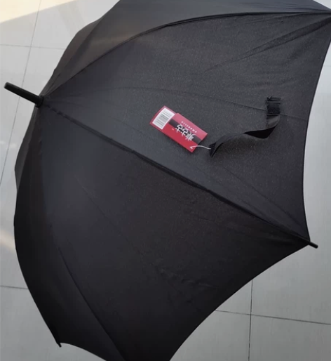全新长柄大雨伞，未使用。自动点按式开合，结...