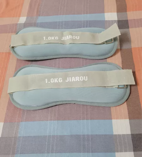 运动负重沙袋/绑腿/腕带，1公斤/个，水蓝...