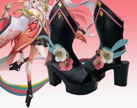 王者荣耀娜可露露前尘镜cos鞋cospla...